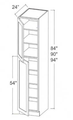 Single Pantry w/ 2 doors