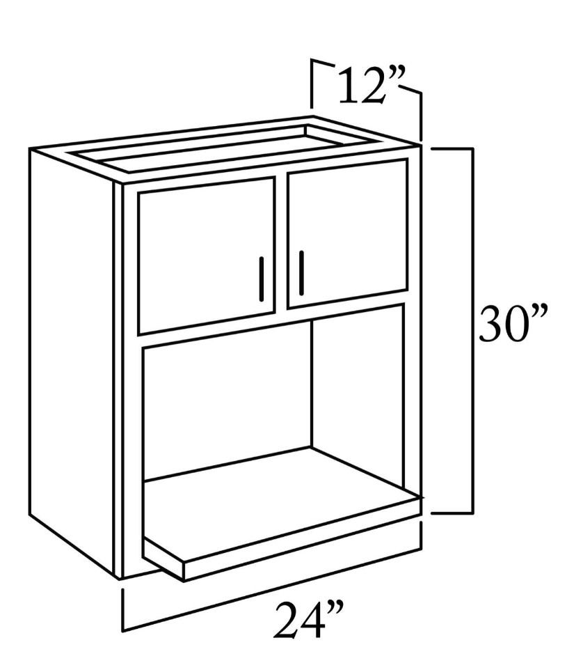 Microwave Wall Cabinet w/ 2 doors