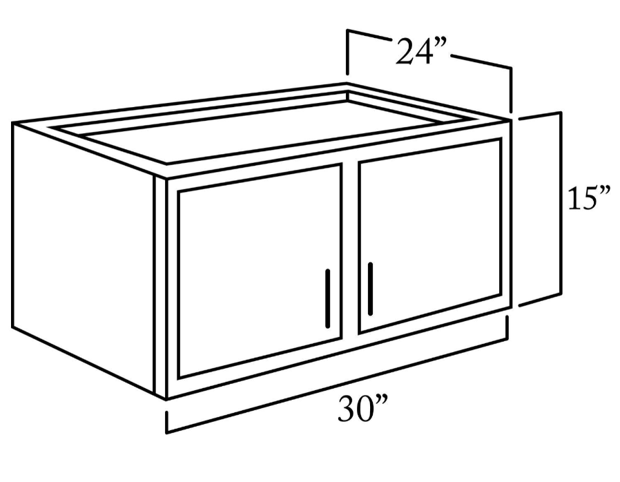 Fridge Cabinet w/ 2 doors